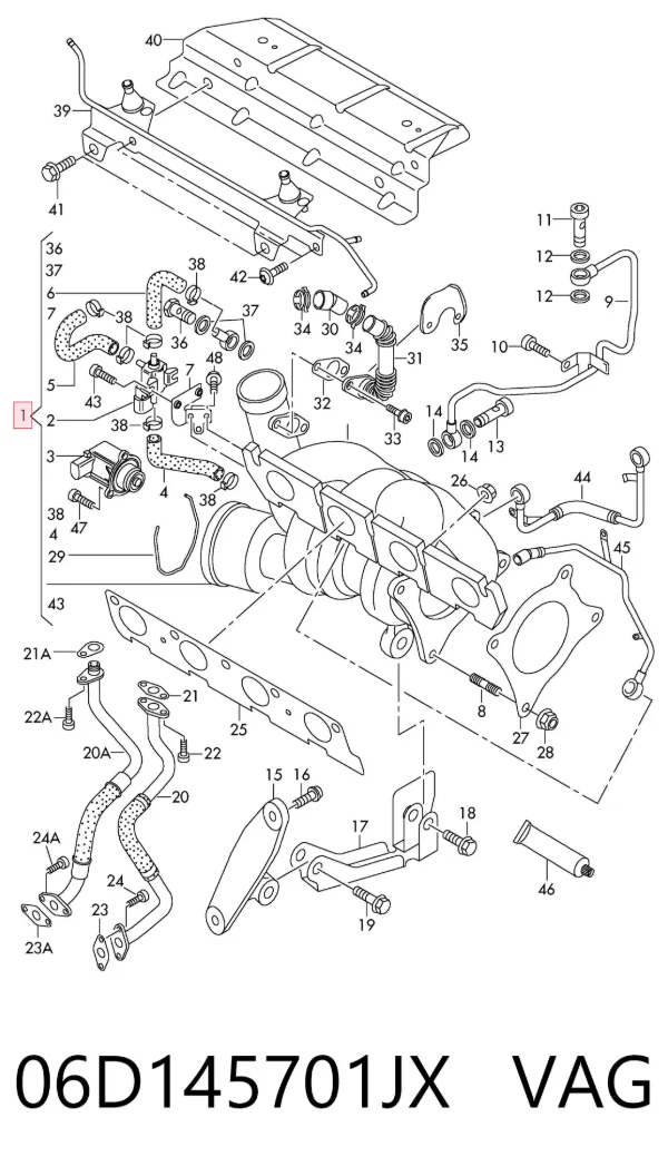 Turbina 06D145701JX VAG