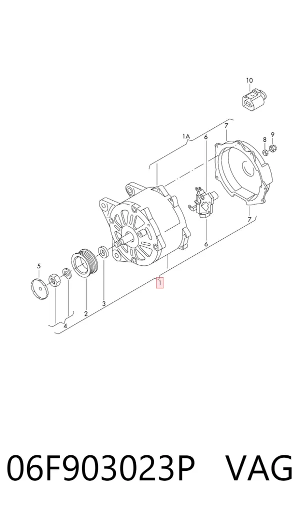 Alternator 06F903023P VAG