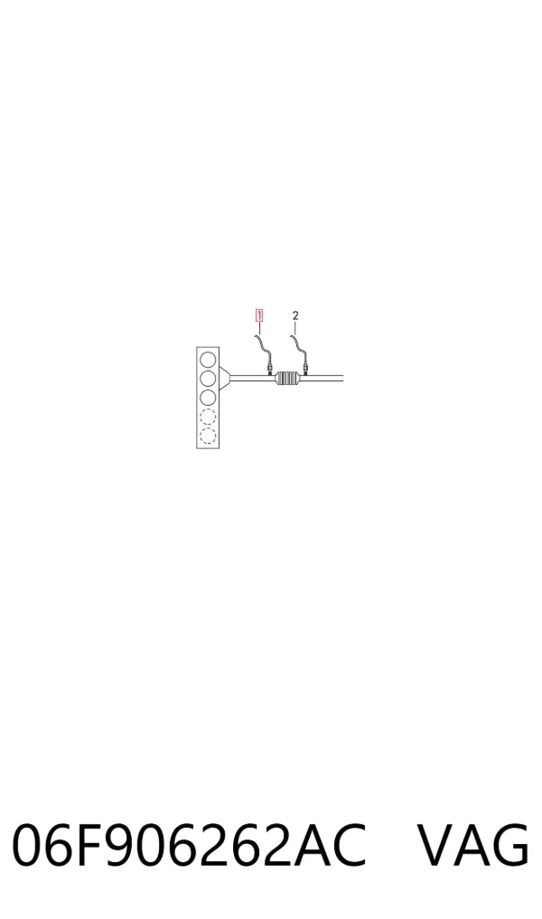 Sonda lambda czujnik tlenu przed katalizatorem 06F906262AC VAG