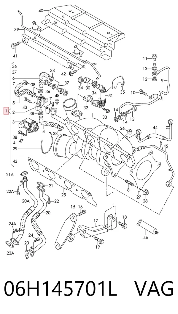 Turbina 06H145701L VAG