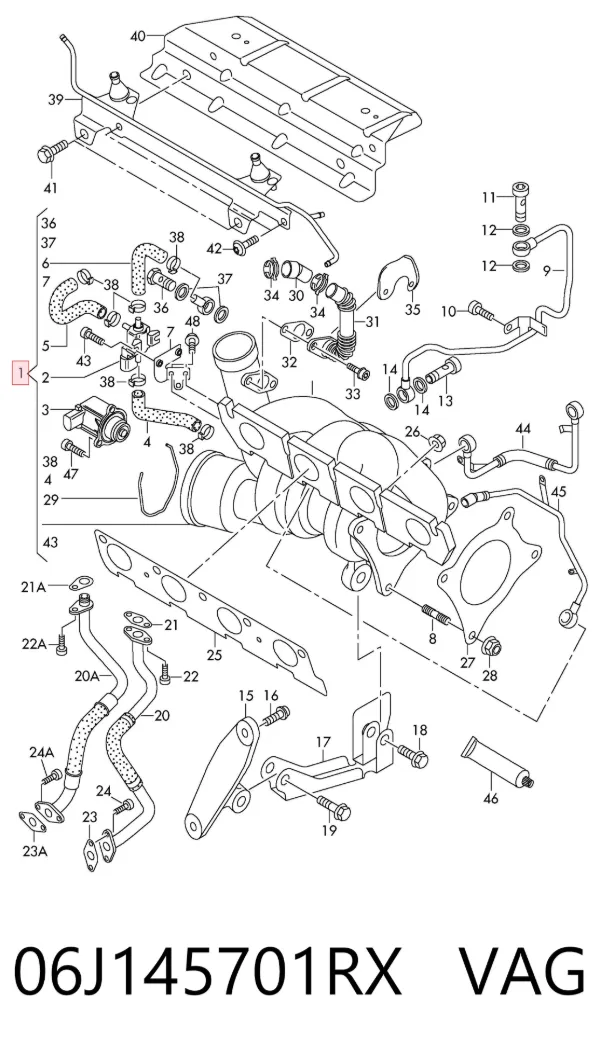 Turbina 06J145701RX VAG