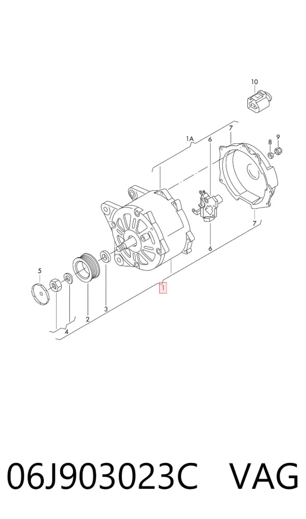 Alternator 06J903023C VAG