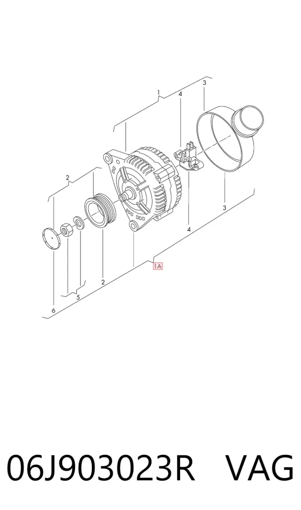 Alternator 06J903023R VAG
