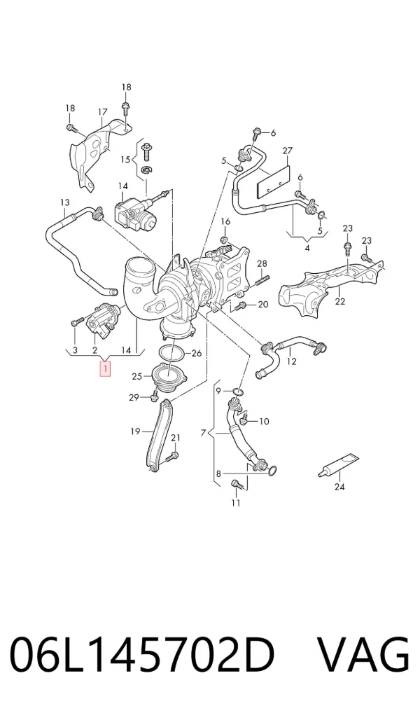 Turbina 06L145702D VAG