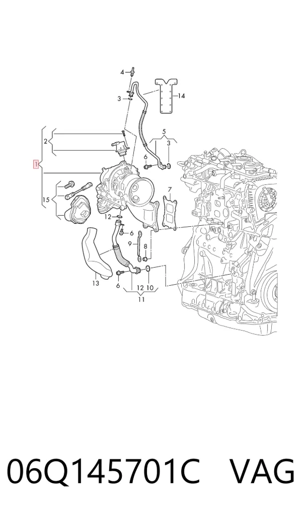 Turbina 06Q145701C VAG