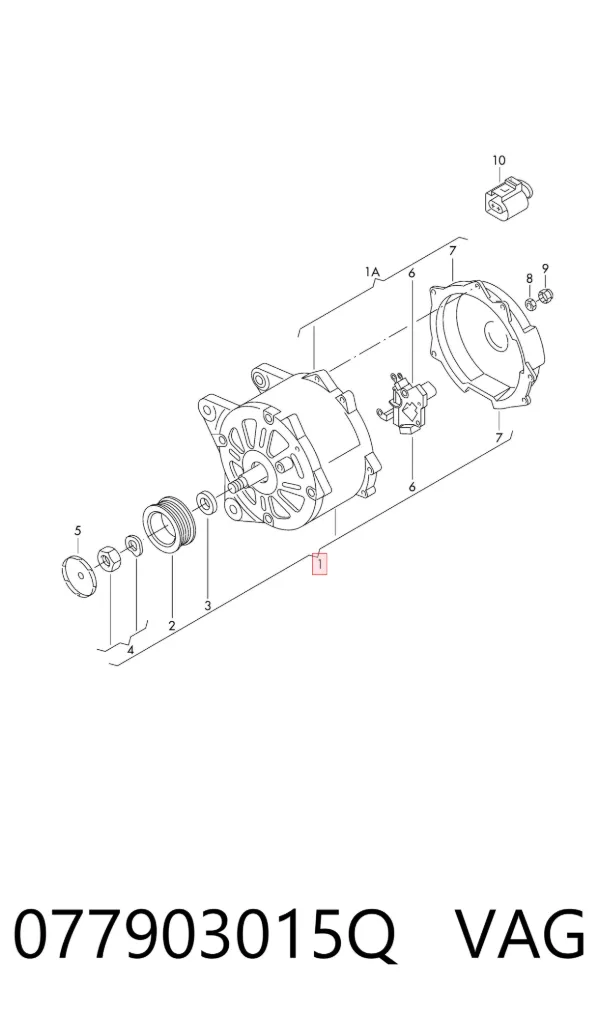 Alternator 077903015Q VAG