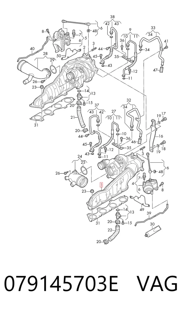 Turbina 079145703E VAG