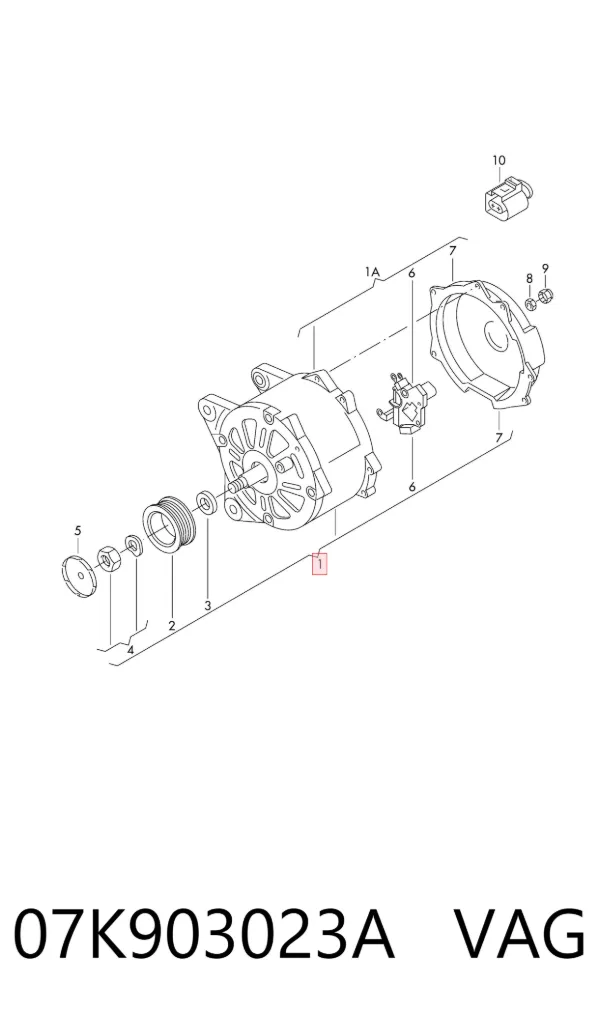 Alternator 07K903023A VAG