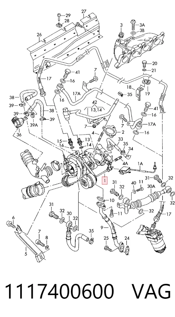 Turbina 1117400600 VAG