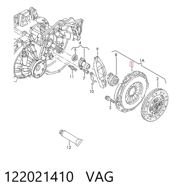 Docisk sprzęgła 122021410 VAG
