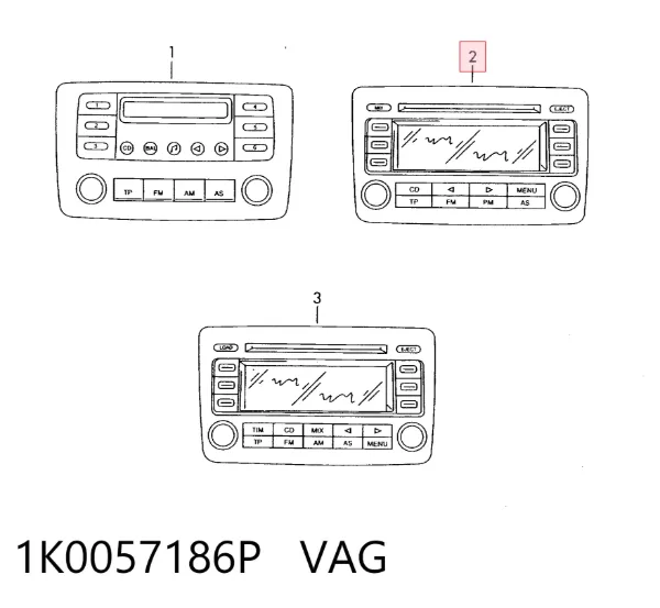  1K0057186P VAG