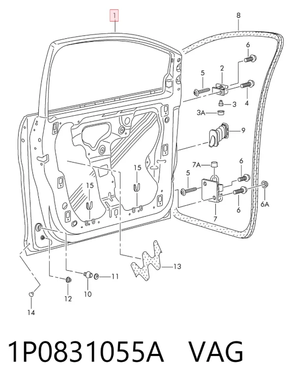Drzwi przednie lewe Seat Altea XL