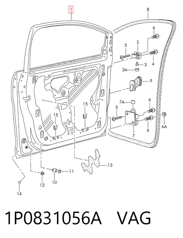 Drzwi przednie prawe Seat Altea XL