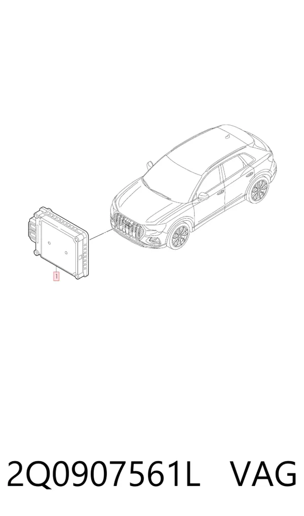Sterownik tempomatu 2Q0907561L VAG