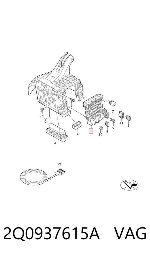 Blok komfortu Volkswagen Transporter T6