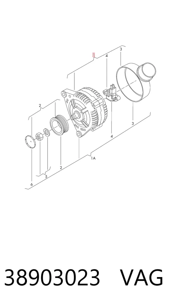 Alternator 38903023 VAG