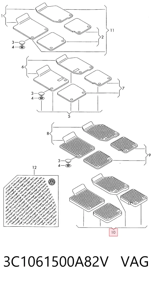  3C1061500A82V VAG