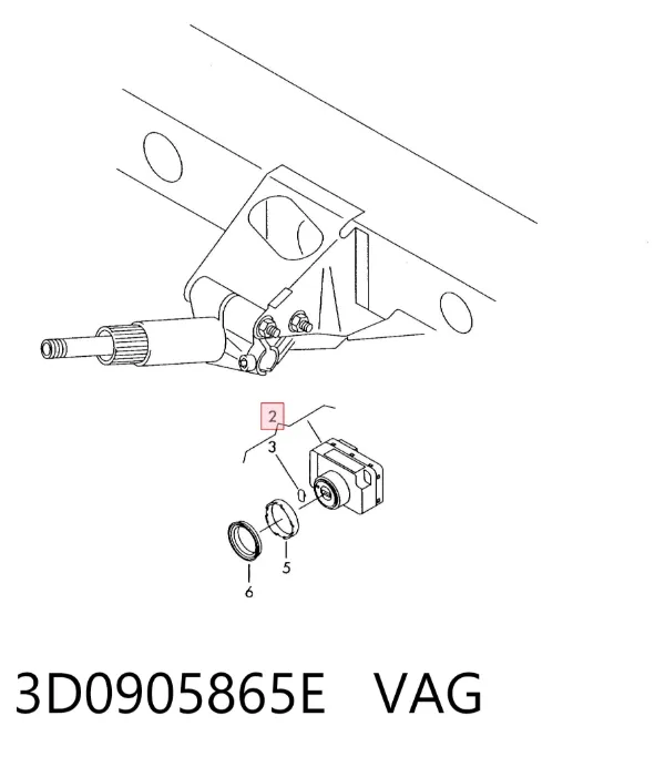 Stacyjka zapłonowa 3D0905865E VAG