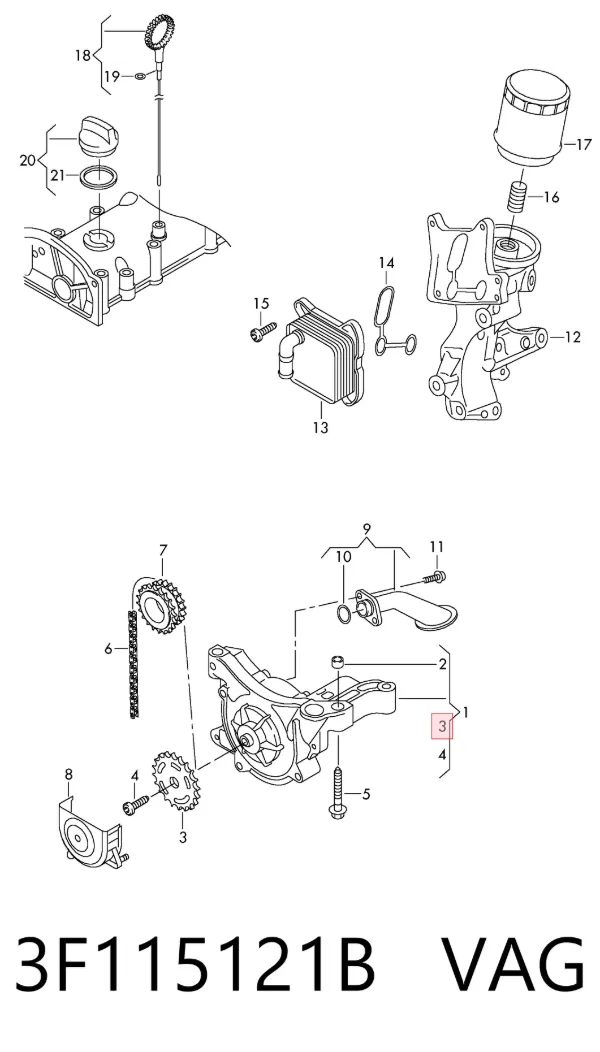  3F115121B VAG