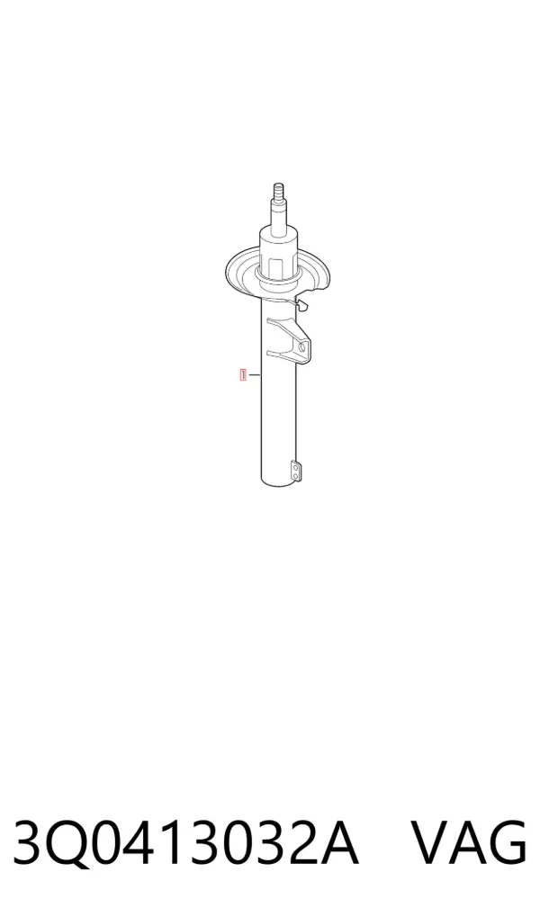 Amortyzator przedni 3Q0413032A VAG