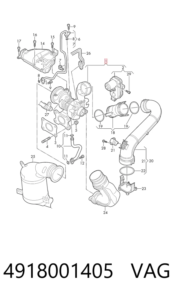 Turbina 4918001405 VAG