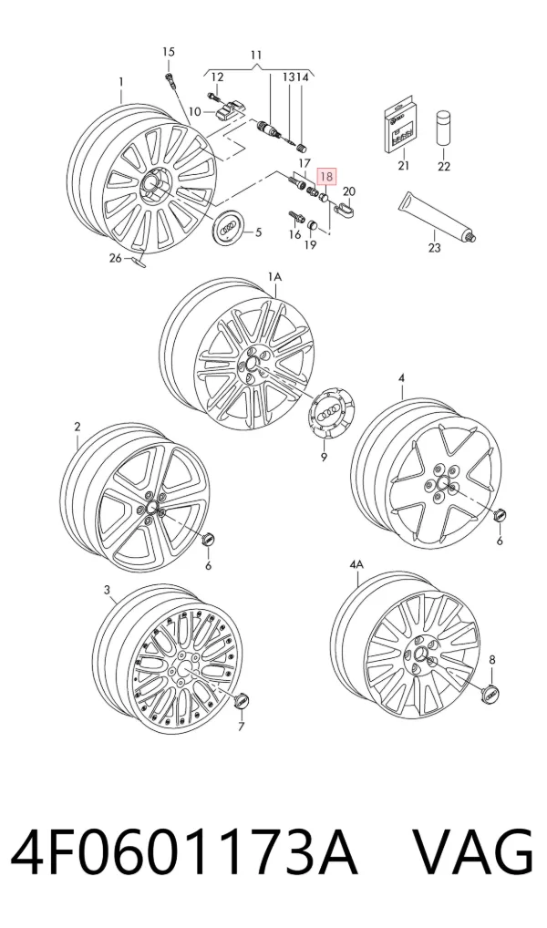 4F0601173A VAG