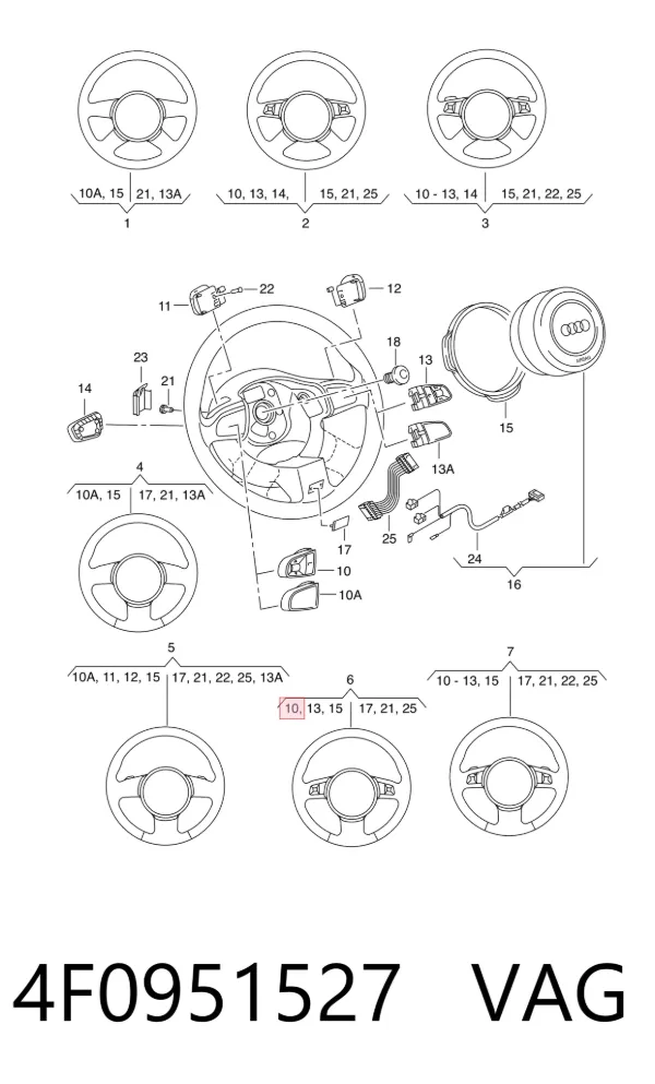  4F0951527 VAG