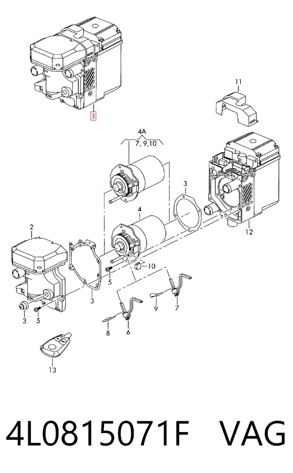 Ogrzewacz autonomiczny 4L0815071F VAG