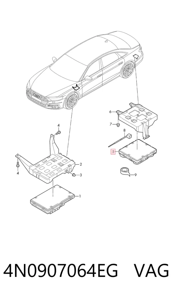 Blok komfortu 4N0907064EG VAG