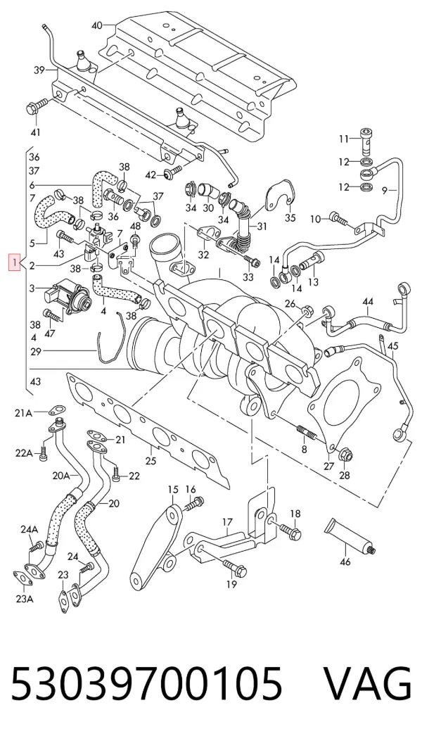 Turbina 53039700105 VAG