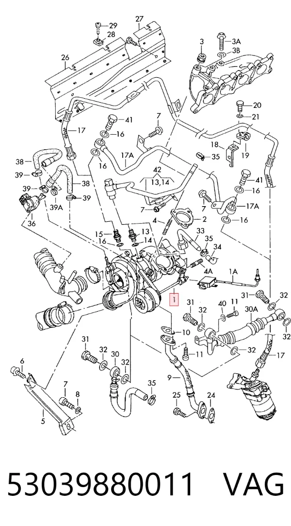 Turbina 53039880011 VAG