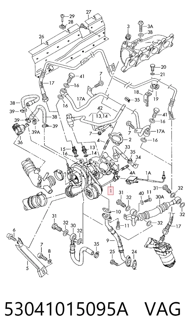 Turbina 53041015095A VAG