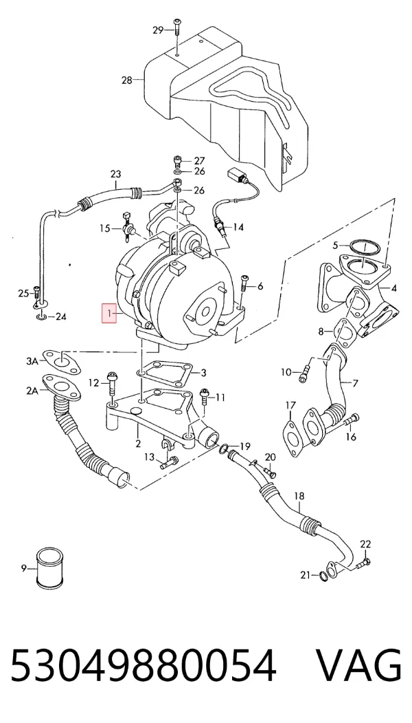 Turbina 53049880054 VAG
