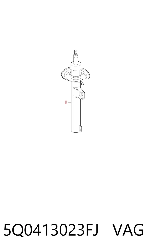 Amortyzator przedni 5Q0413023FJ VAG