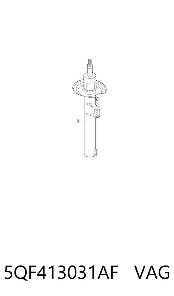 Amortyzator przedni 5QF413031AF VAG