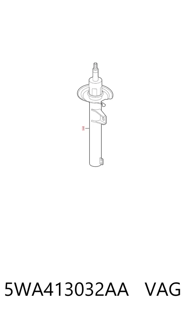 Amortyzator przedni 5WA413032AA VAG