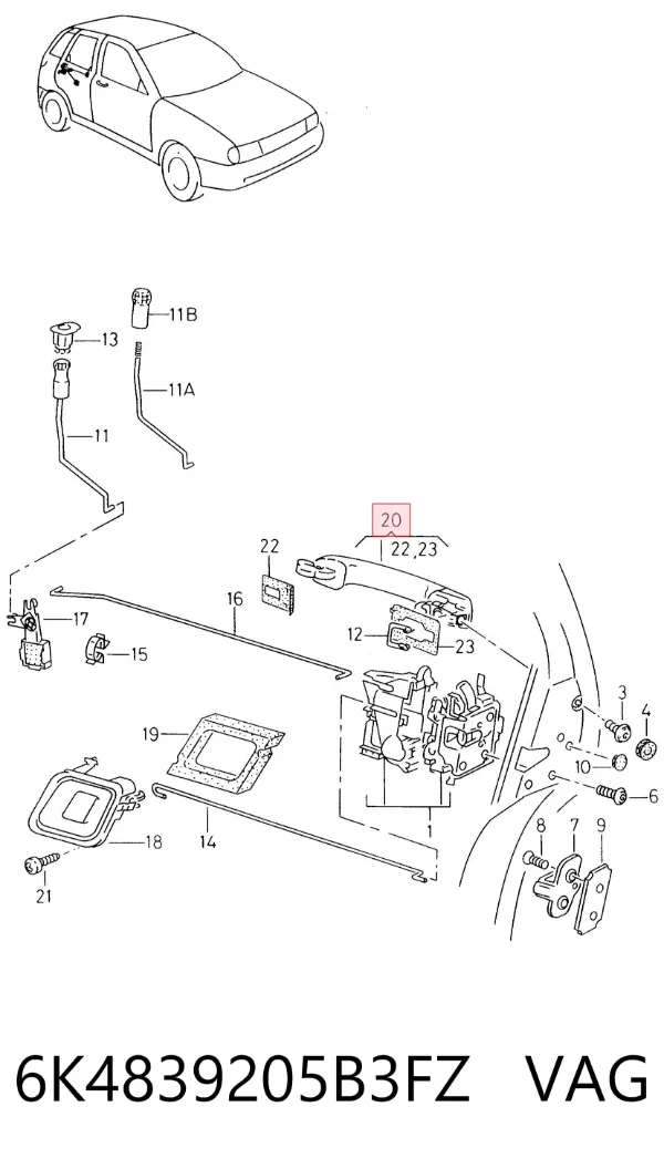 6K4839205B3FZ VAG