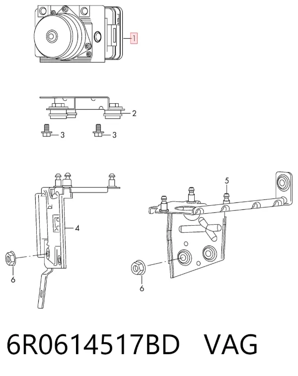 Sterownik ABS  hydrauliczny Skoda Rapid NH3, NK3, NK6