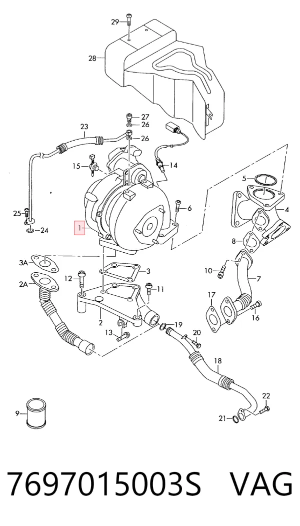 Turbina 7697015003S VAG