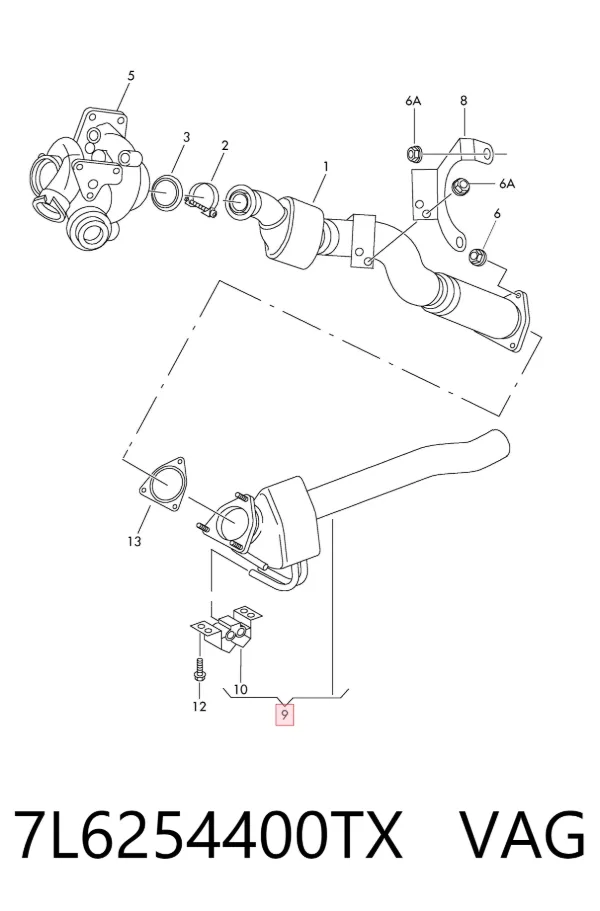 Konwerter-katalizator Volkswagen Touareg I