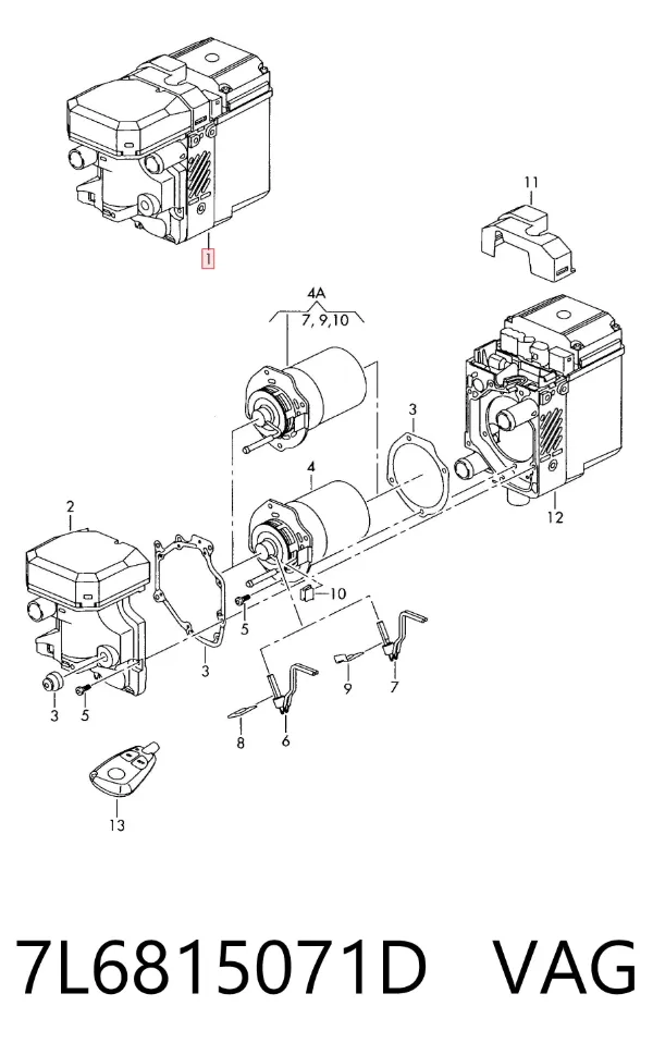 Ogrzewacz autonomiczny 7L6815071D VAG