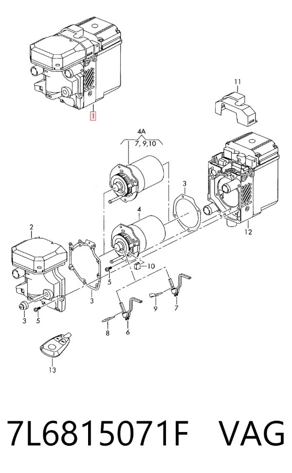 Ogrzewacz autonomiczny 7L6815071F VAG