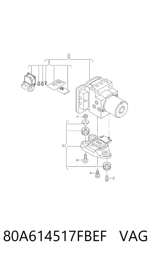 Sterownik ABS  hydrauliczny Audi Q5 FYB, FYG