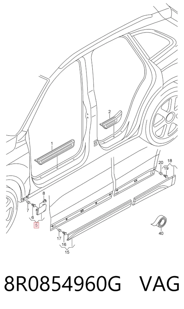  8R0854960G VAG
