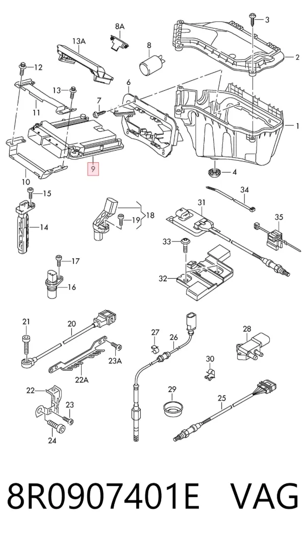 Sterownik silnika Audi Q5 8RB