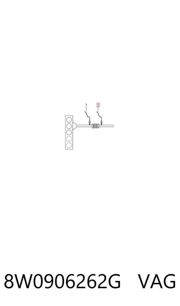 Sonda lambda czujnik tlenu po katalizatorze 8W0906262G VAG