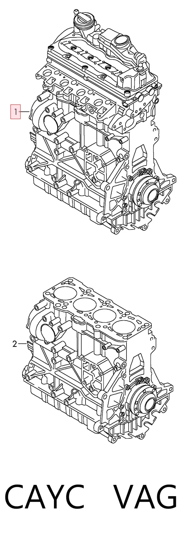 Silnik w komplecie Volkswagen Passat B7