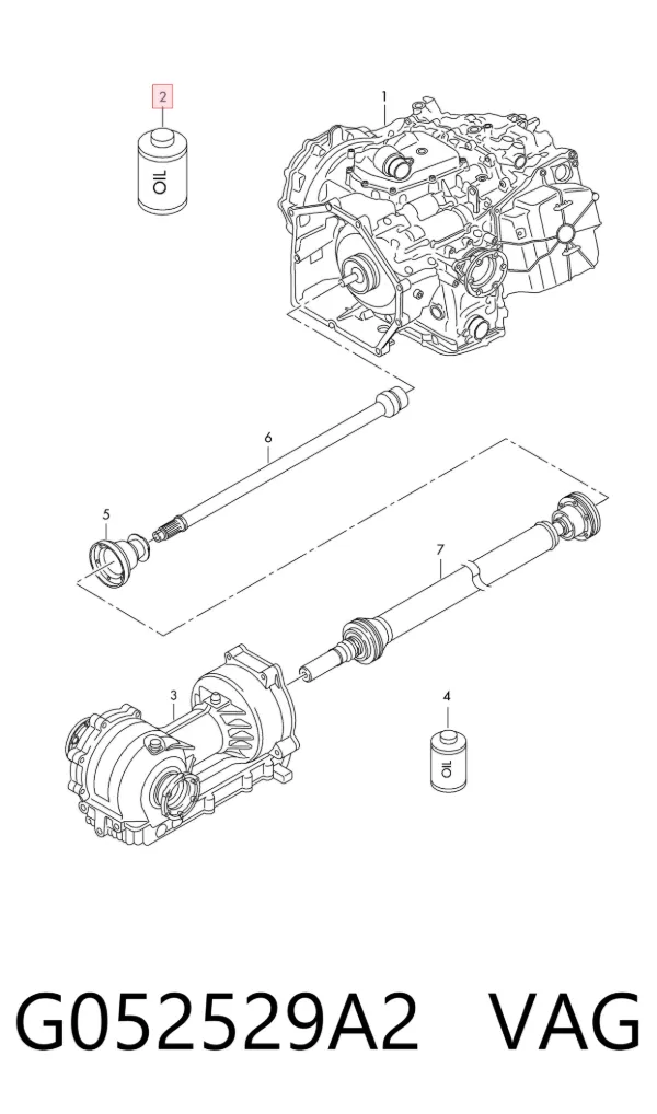 Olej przekładniowy G052529A2 VAG