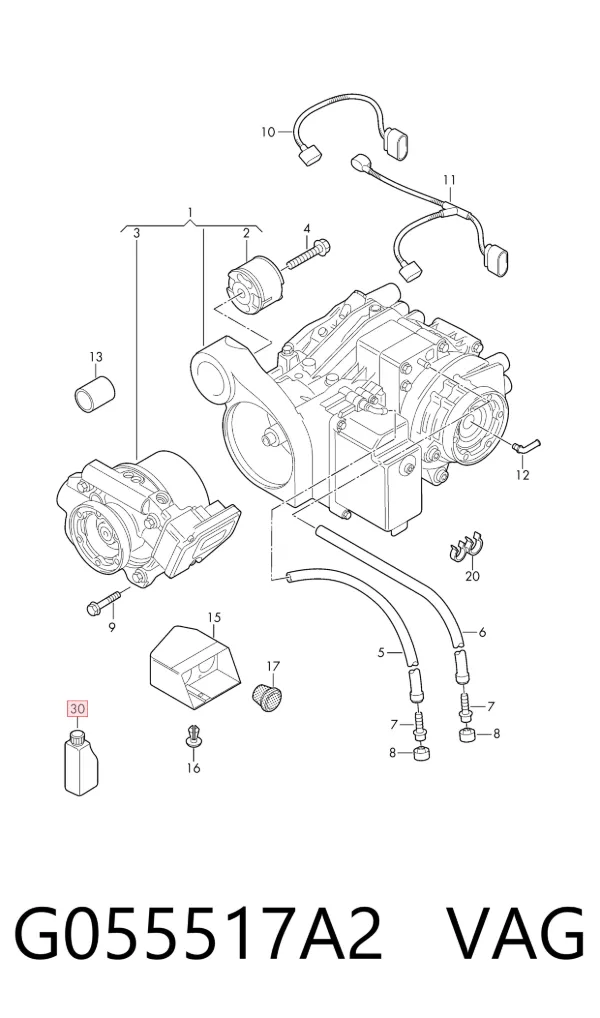 Olej przekładniowy G055517A2 VAG