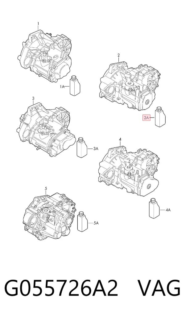Olej przekładniowy G055726A2 VAG
